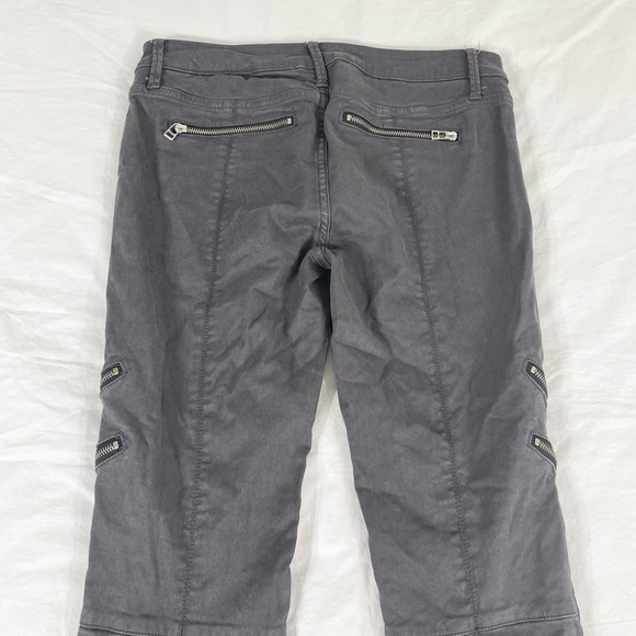 Bebe Women Dark Gray Biker Skinny Pants Size 29 - Picture 9 of 10